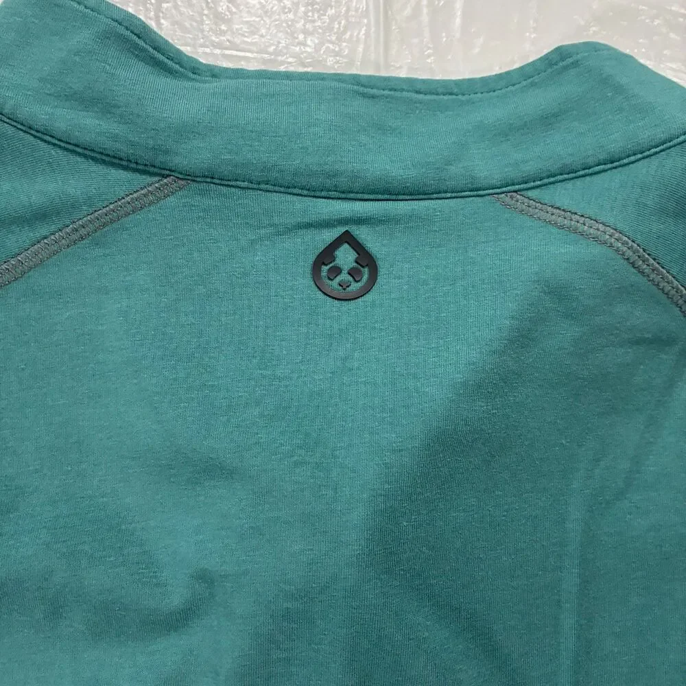 Tasc Men's XL Teal Carrollton Lightweight Quarter-Zip Long Sleeve Pullover